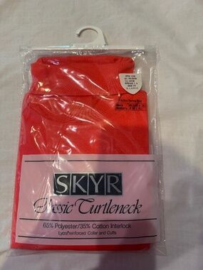 Skyr, vintage turtleneck, XL, new, orange
